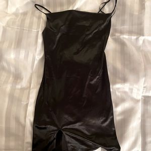 Brand new satin dress! Very trendy and cute!